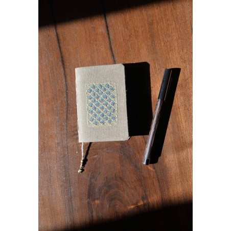 Carnet Géométrique brodé