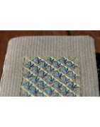 Carnet Géométrique brodé