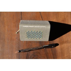 Carnet Géométrique brodé