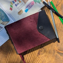 Carnet Italien Grenat